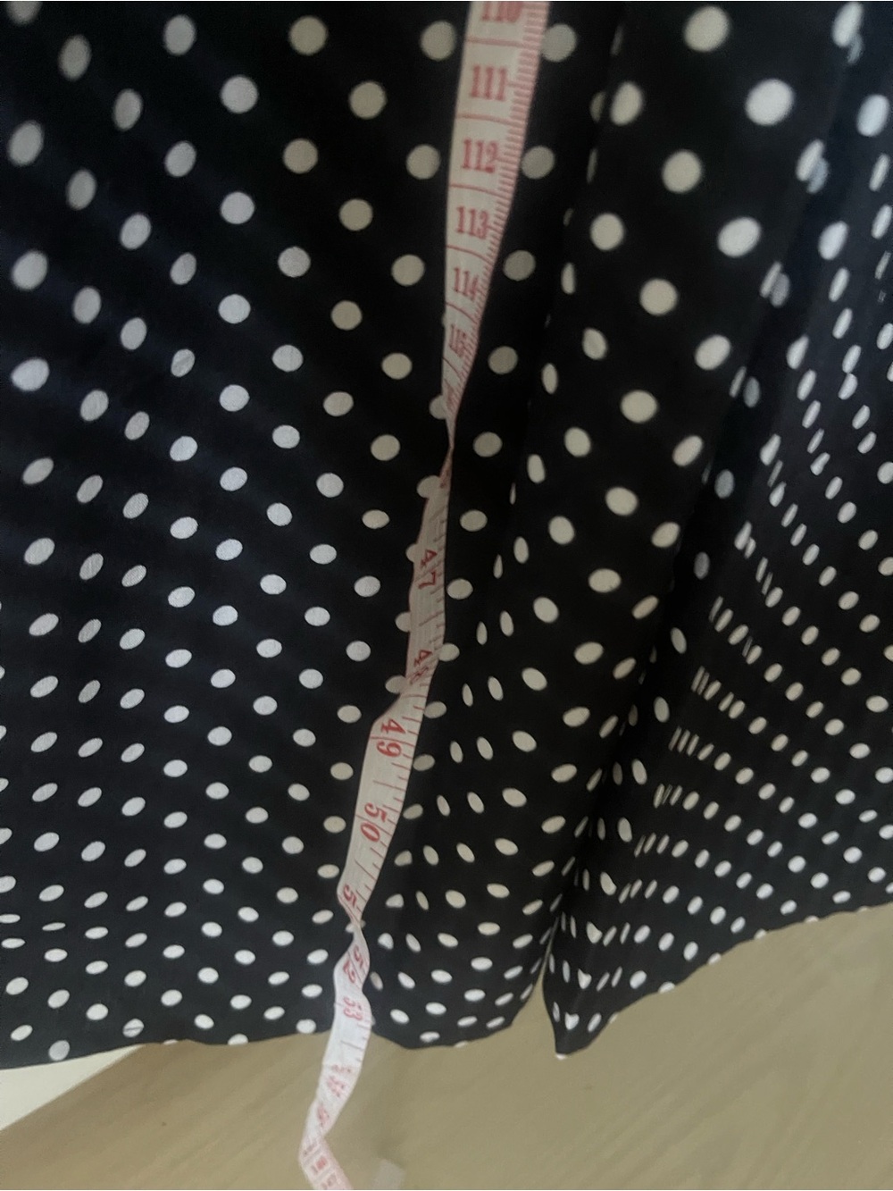 Black Polka Dot Maxi Dress Size M - Picture 7 of 15